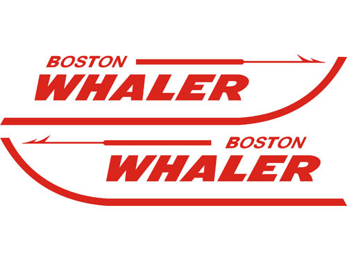 Boston Whaler Boat Decals Die-Cut 2-Pak